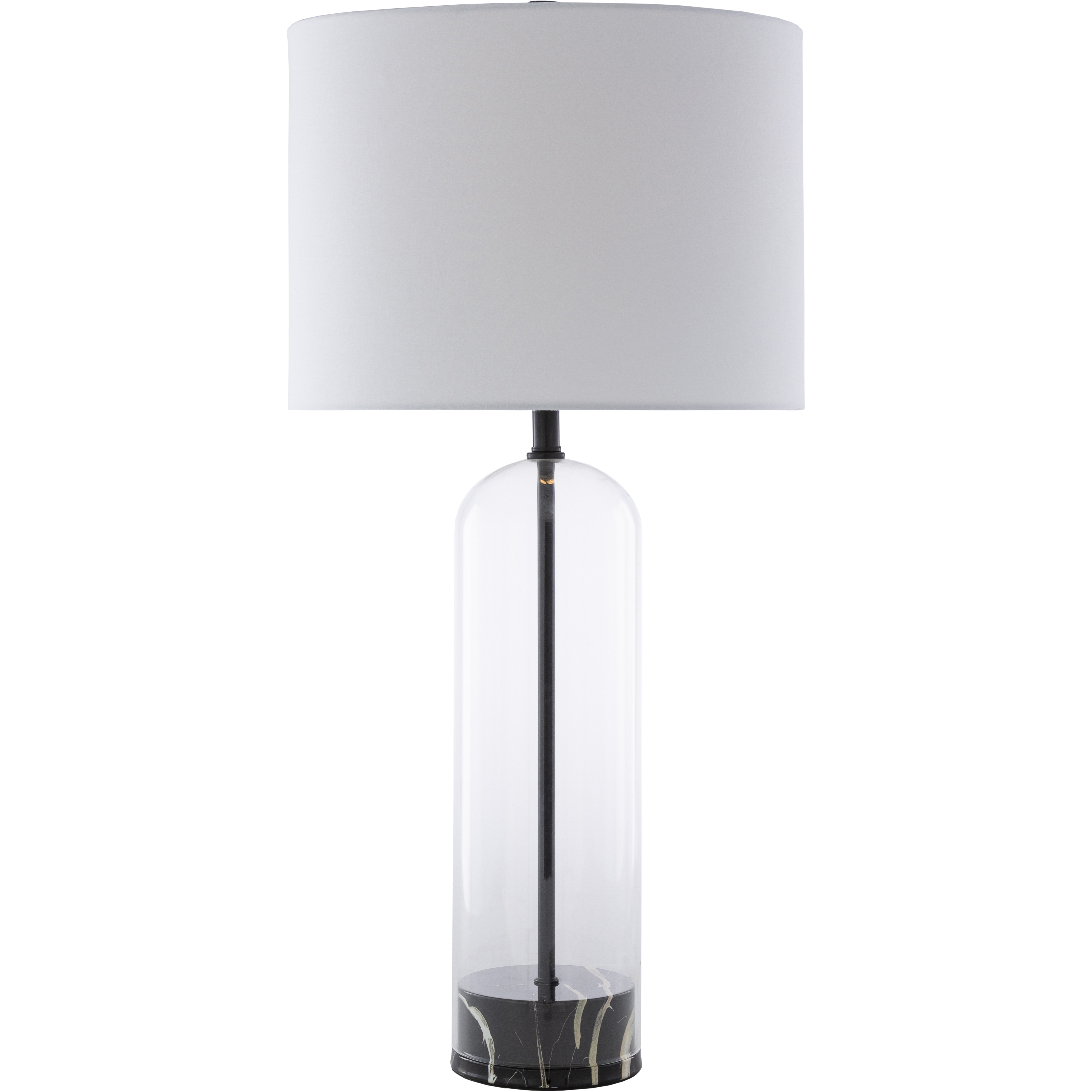 Camden 29 inch 100 watt White Table Lamp Portable Light