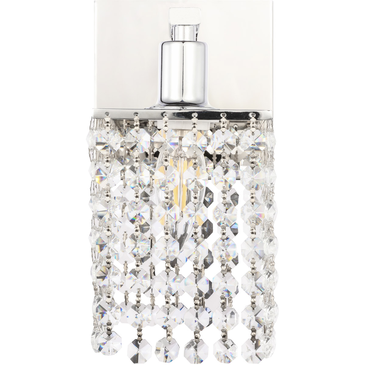 Adams 1 Light 4.8 inch Chrome Wall sconce Wall Light