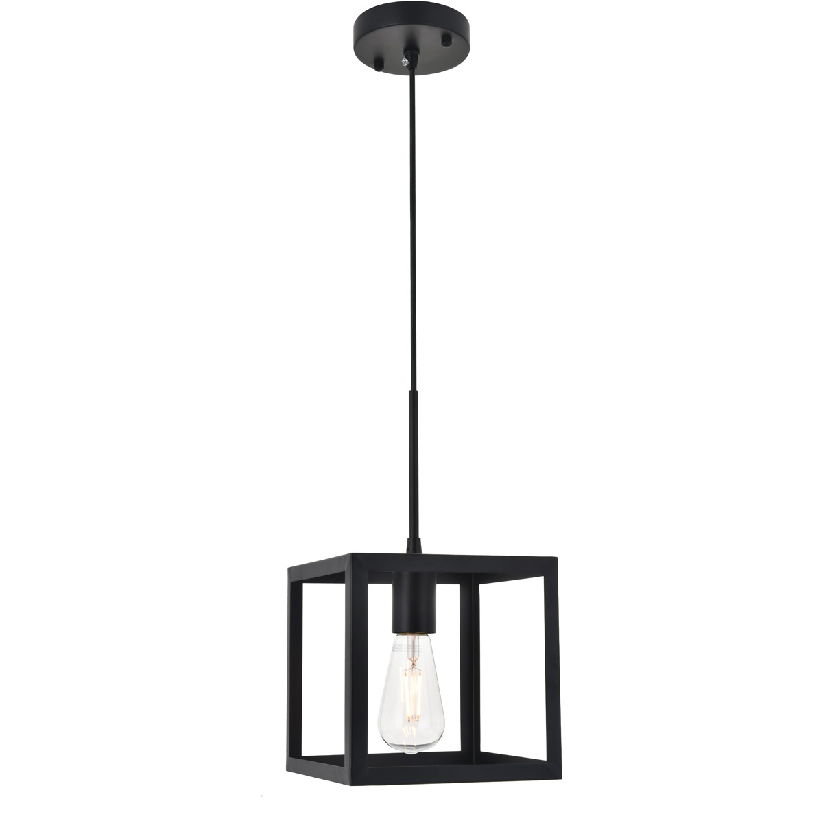 Coatesville 1 Light 7.9 inch Black Pendant Ceiling Light