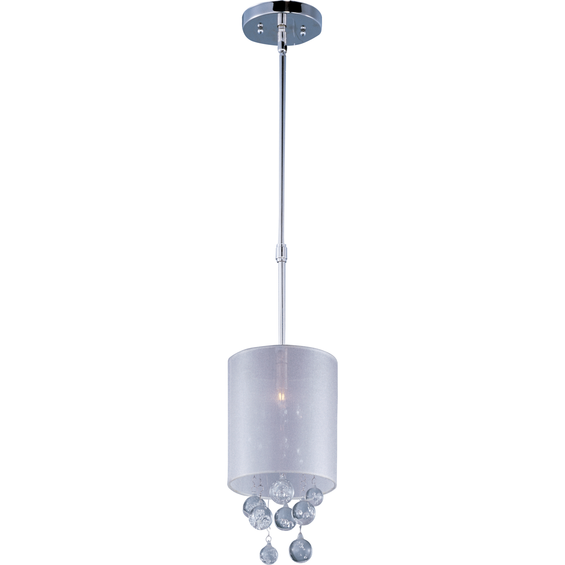 Lawrence 1 Light 7 inch Polished Chrome Mini Pendant Ceiling Light