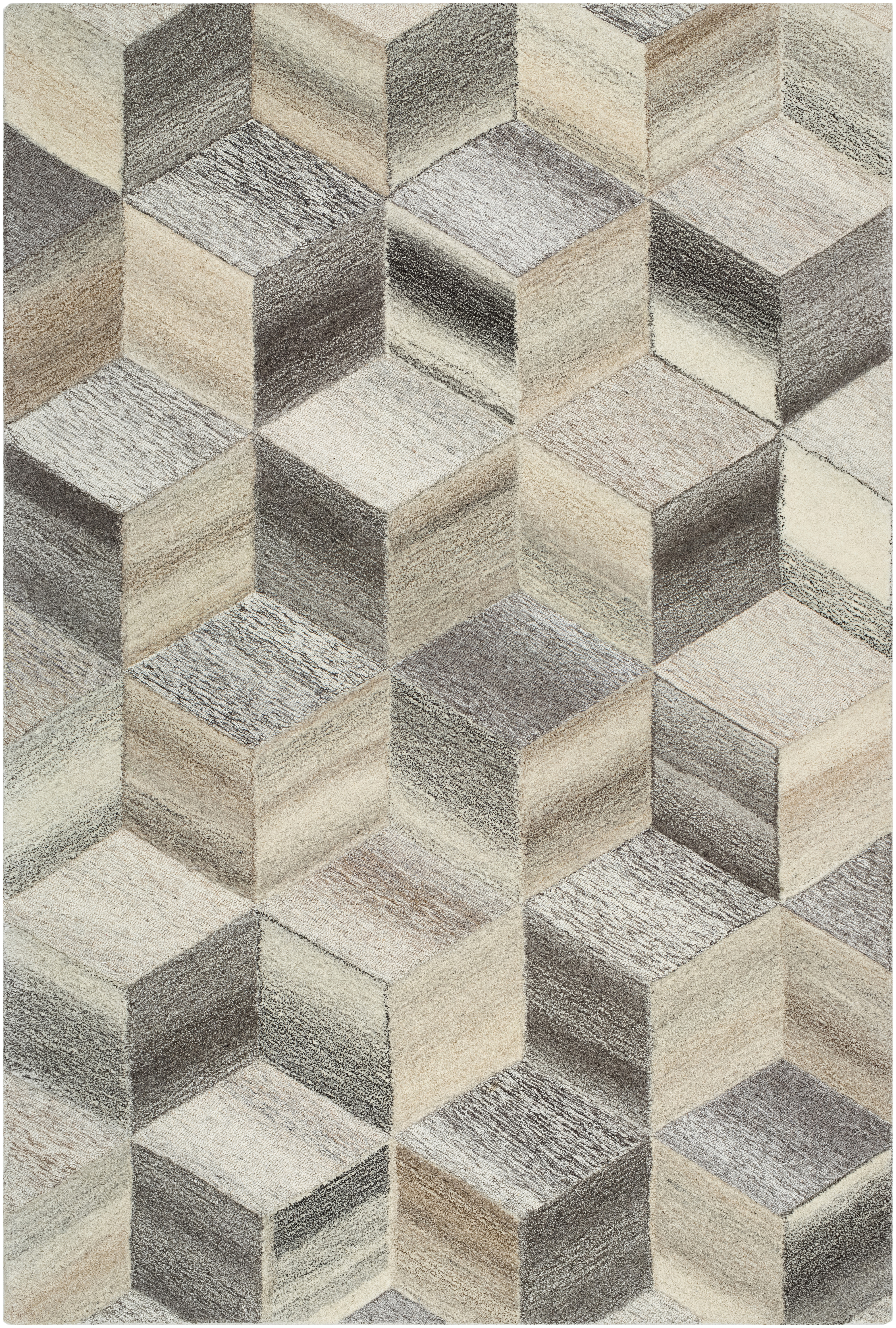 Aurora 156 X 108 inch Medium Gray Rug, Rectangle