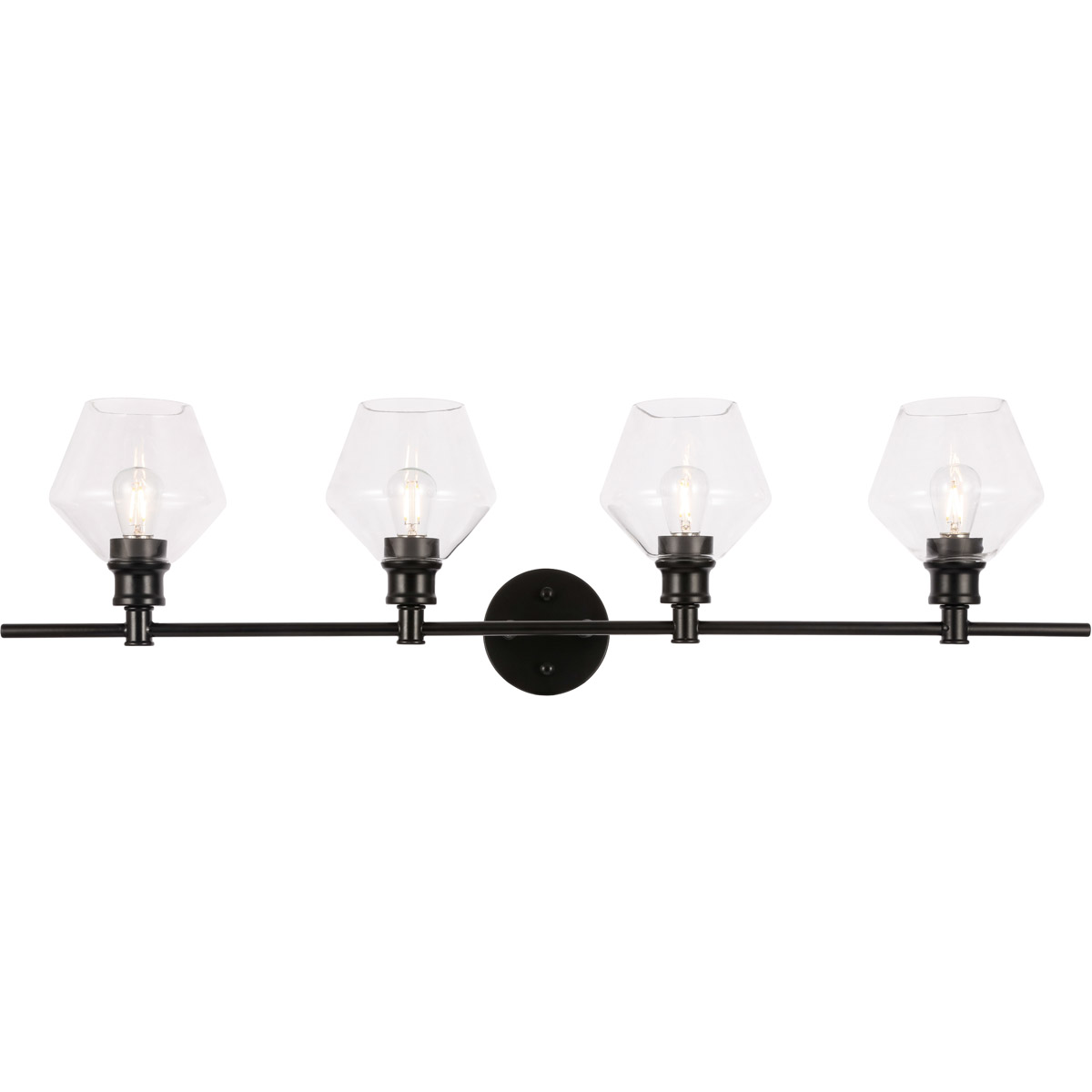 Rochester 4 Light 37.6 inch Black Wall sconce Wall Light