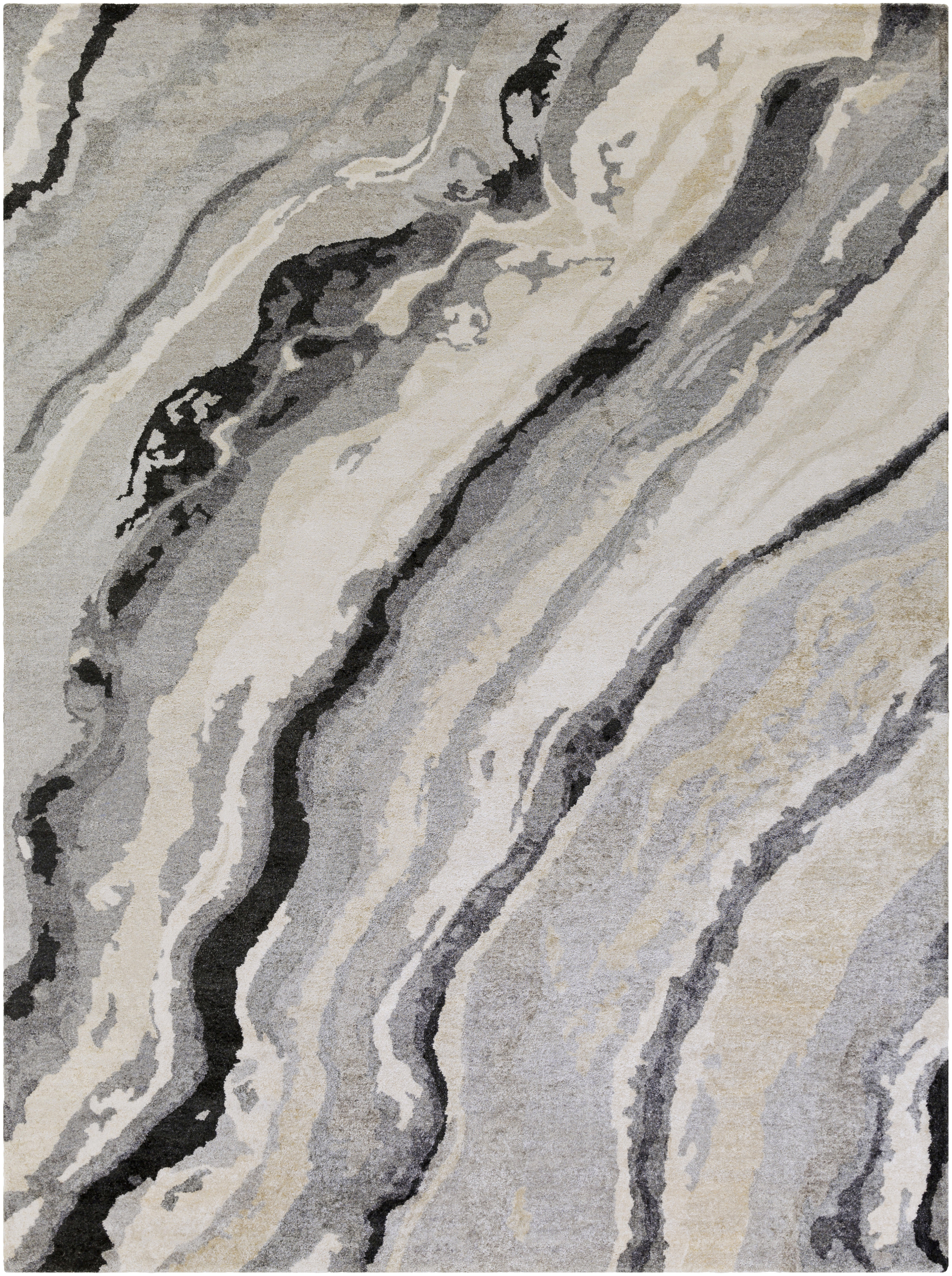 Albany 132 X 96 inch Charcoal Rug, Rectangle